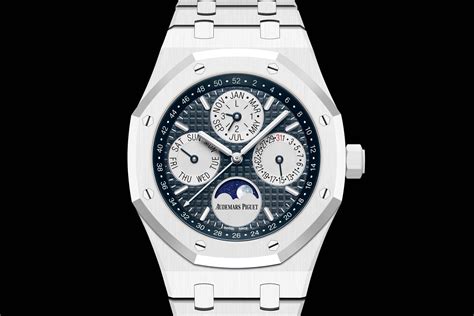 ap white ceramic|ap royal oak white face.